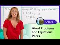 A real-life situation for an equation (grade 7 math/pre-algebra)