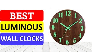 TOP 10 Best Luminous Wall Clocks in 2022 | Best Wall Clock