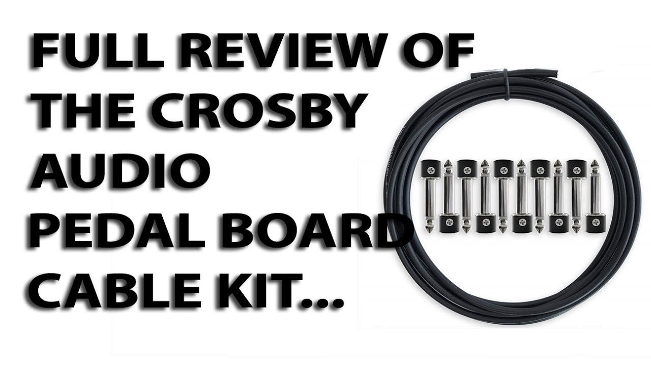 Crosby Audio Solderless Cable Self Assembly Kit Close Up Full Review