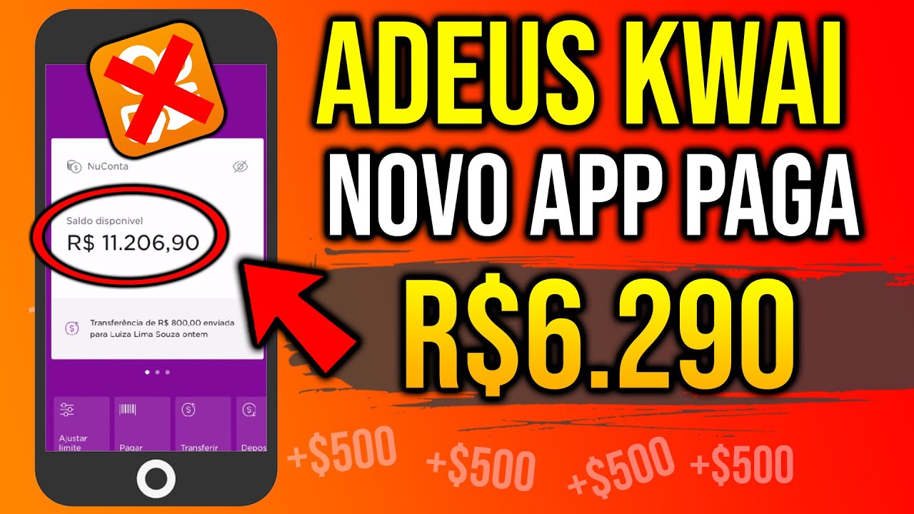 😨ADEUS KWAI – Melhor APP PARA GANHAR DINHEIRO de VERDADE Rápido! – Como Ganhar Dinheiro na Internet