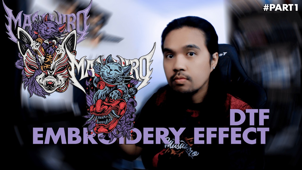 Bikin Efek Bordir DTF Segampang Ini?! 