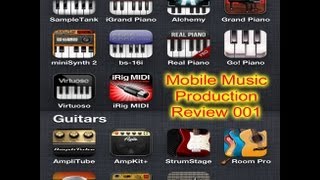 Creating Music Using iPhone iPad Hardware Software Review Part 001