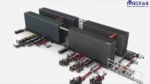 Automated Storage Retrieval System AS/RS For Long bars