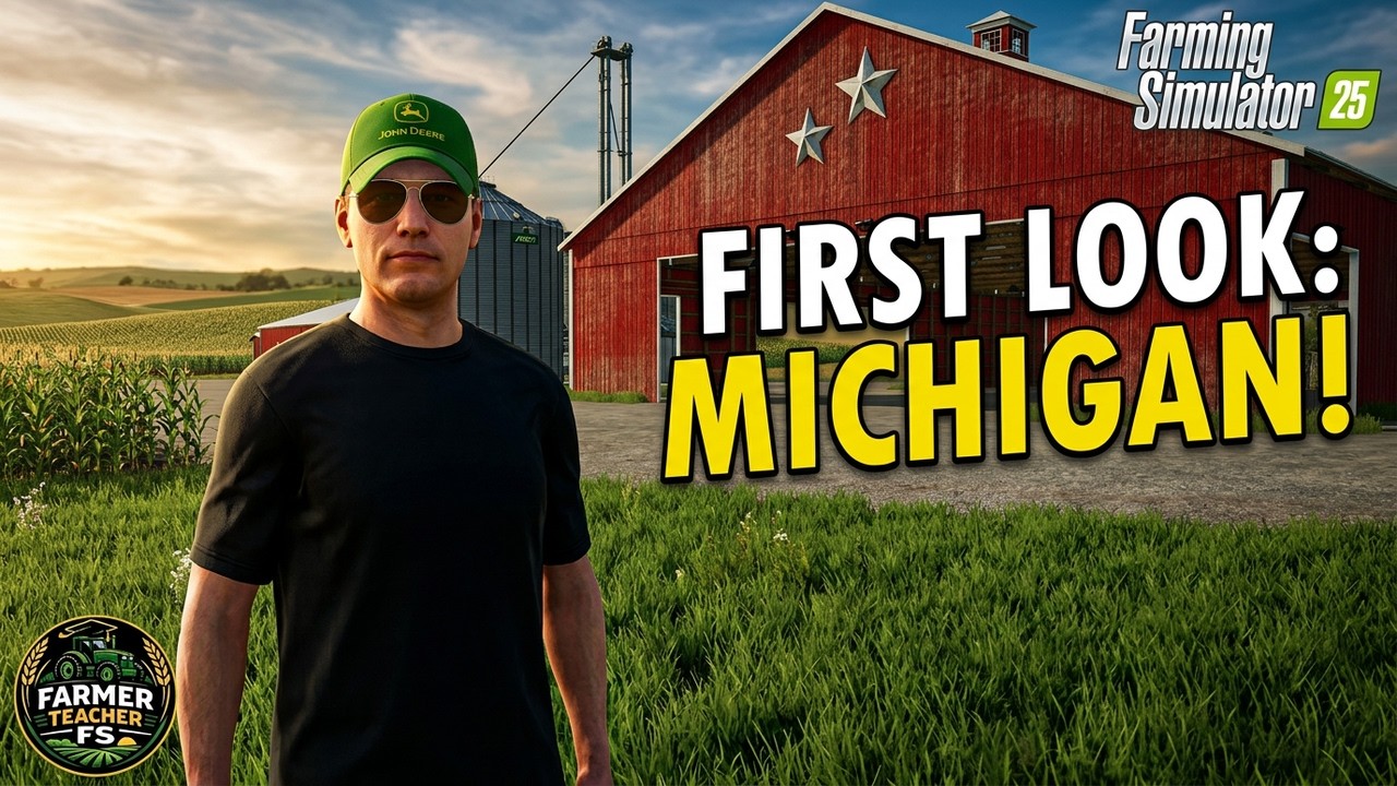 First Look at the NEW Michigan Map | FS25! - YouTube