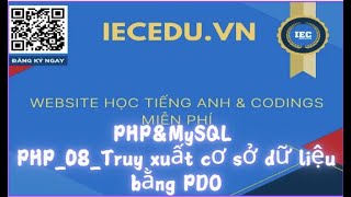 PHP_08_Truy xuất cơ sở dữ liệu bằng PDO(PHP Data Objects)