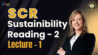 SCR Reading 2 Sustainability | Lecture 1 | RBei | SCR Lecture SCR Notes CFA and FRM | Deepak Goyal