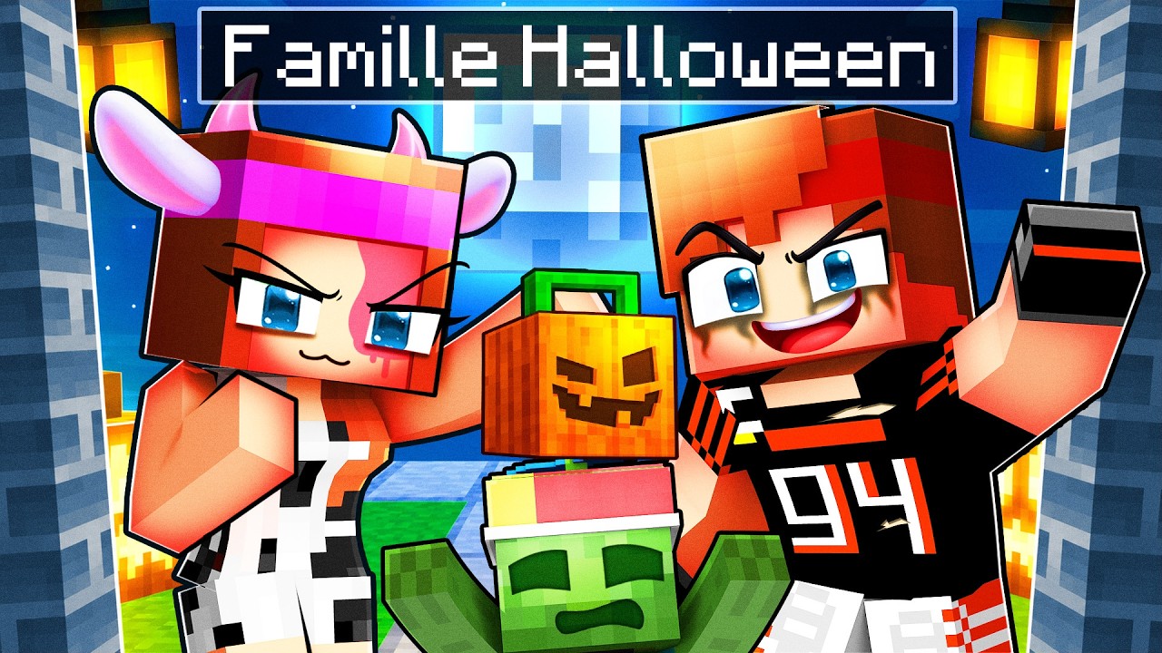 Avoir une Famille d'Halloween sur Minecraft !