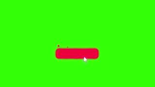 Liquid Red YouTube Button Animation Green Screen Effects
