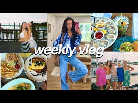 week in my life vlog | bridal shower, beach trip, seeing friends