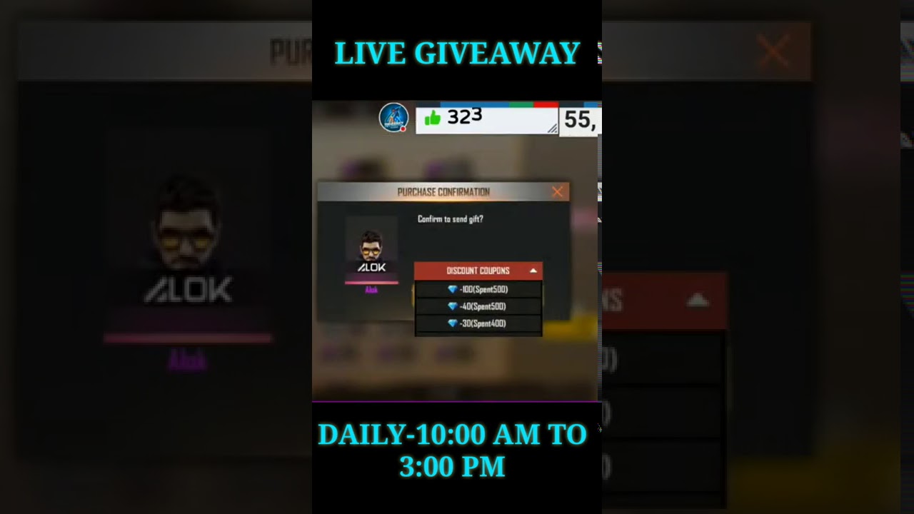 Alok Gift In My Subscriber Account