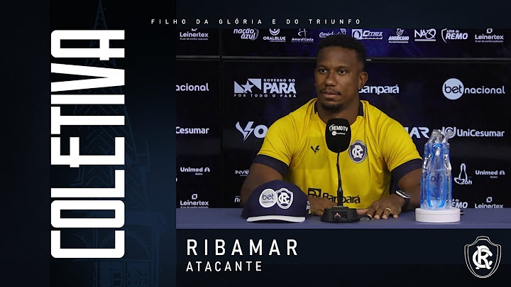 Coletiva com o atacante Ribamar