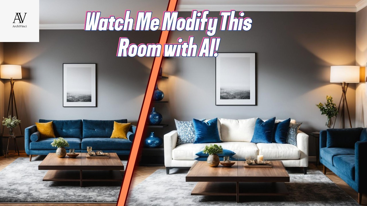Before & After AI Room Makeover | ArchiVinci Modify Room Explained
