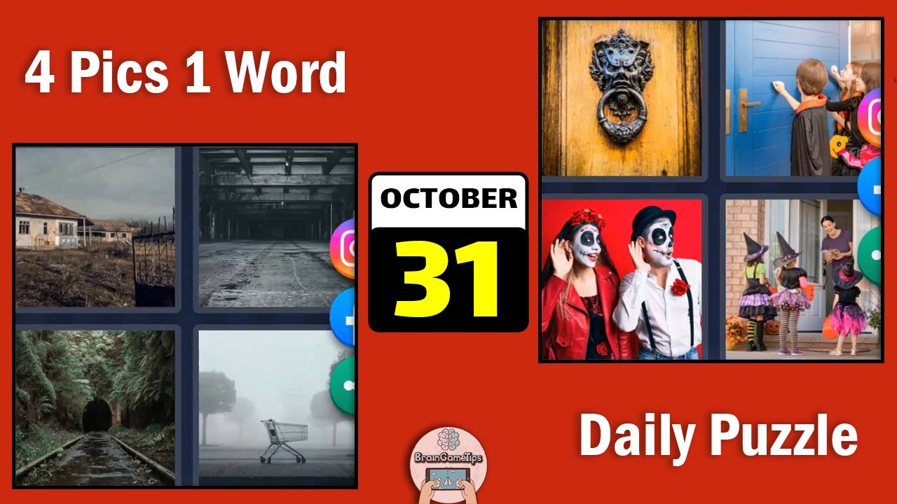 4 Pics 1 Word - Daily Puzzle October 31 2021 Answer