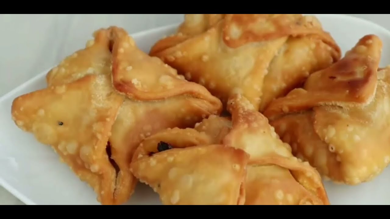 Delicious crispy chicken samucha - YouTube