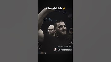 Thumbnail of Alhamdulillah for everything☝️ #ufc #muslimcontent #mma #alhamdulillah #muslim #shorts