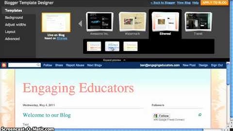 Getting Started With Blogger