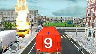 City Firefighter Driving Simulator 2019 - Fire Engine Simulation - Android Gameplay FHD screenshot 3