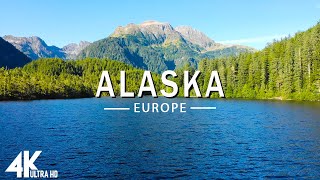 FLYING OVER ALASKA (4K UHD) - Relaxing Music Along With Beautiful Nature Videos - 4K Video HD