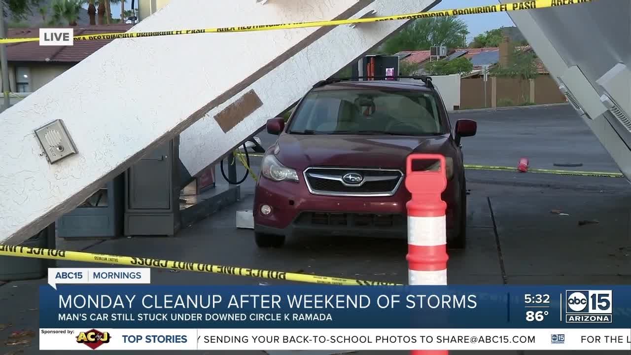 Cleanup continues after damaging weekend storms - YouTube