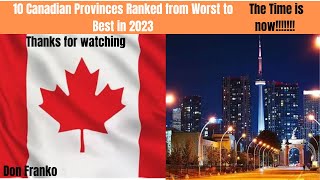 10 Canadian Provinces Ranked From Worst To Best, A Must Watch Video👍