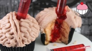 Subscribe here: http://bit.ly/mycupcakeaddiction halloween cupcakes!
learn how to make these super gross brain cupcakes, complete with
bleeding bra...