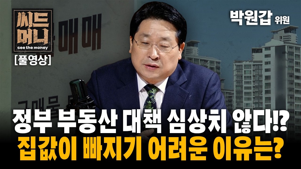 이재명 정부 부동산 대책 심상치 않다!? 집값이 빠지기 어려운 이유는? (박원갑 KB국민은행 수석부동산전문위원)