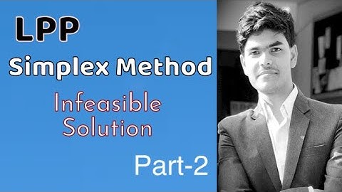 2_Simplex Method Maximization Problem In Hindi || Example || Infeasible Solution || QT