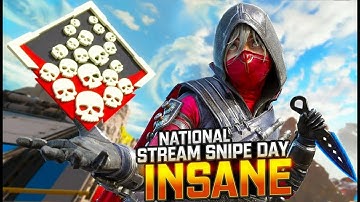 Faide Celebrates National Get Targeted by Stream Sniper Day in Apex Legends
