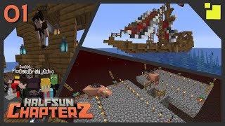 Halfsun SMP (Ep01) - Lets Get Started!! (Minecraft 1.16.2 2020)