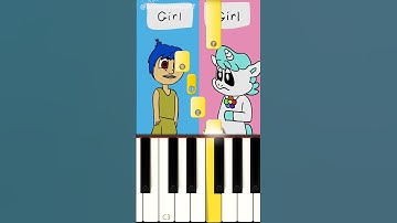 Smiling Critters vs Inside Out 2 ¿GENDERBEND? @animamaniaYT - Piano Tutorial