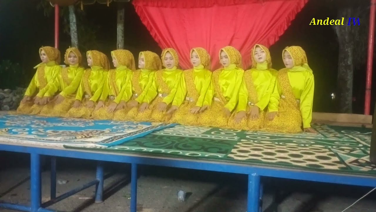 Tari meuseukat syeh Nu, dengan syair sitangke bungong bak gaki gunong.