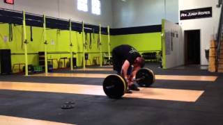 205 lb Power Snatch complex