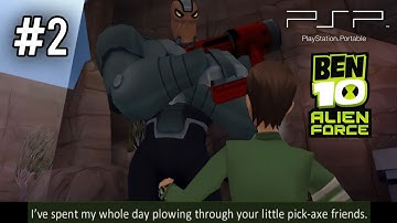 Ben 10: Alien Force (PSP) Gameplay Walkthrough Part 2 - No Commentary