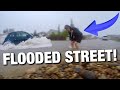 My Street FLOODED in this RAINSTORM!