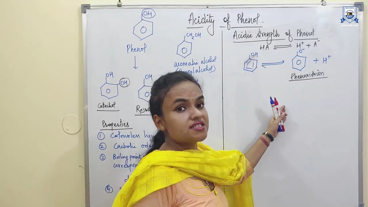 Acidity of Phenol || BP301T || Ph'ceutical Organic Chemistry
