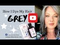 How I Dye My Hair Grey with Wella 050 Cooling Violet!!