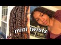 Tutorial | Moisturizing Mini Twists on Natural Hair