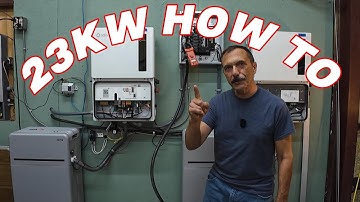 23kW How I Parallel 2 Solis S6 11.4kW Inverters