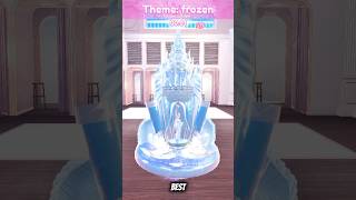 I made Elsa’s ice castle build to impress style #dresstoimpress #roblox #dtiroblox