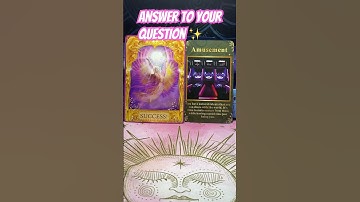 Answer To Your Question ✨#reading #oraclereading #questionanswer #guidance #message #fyp