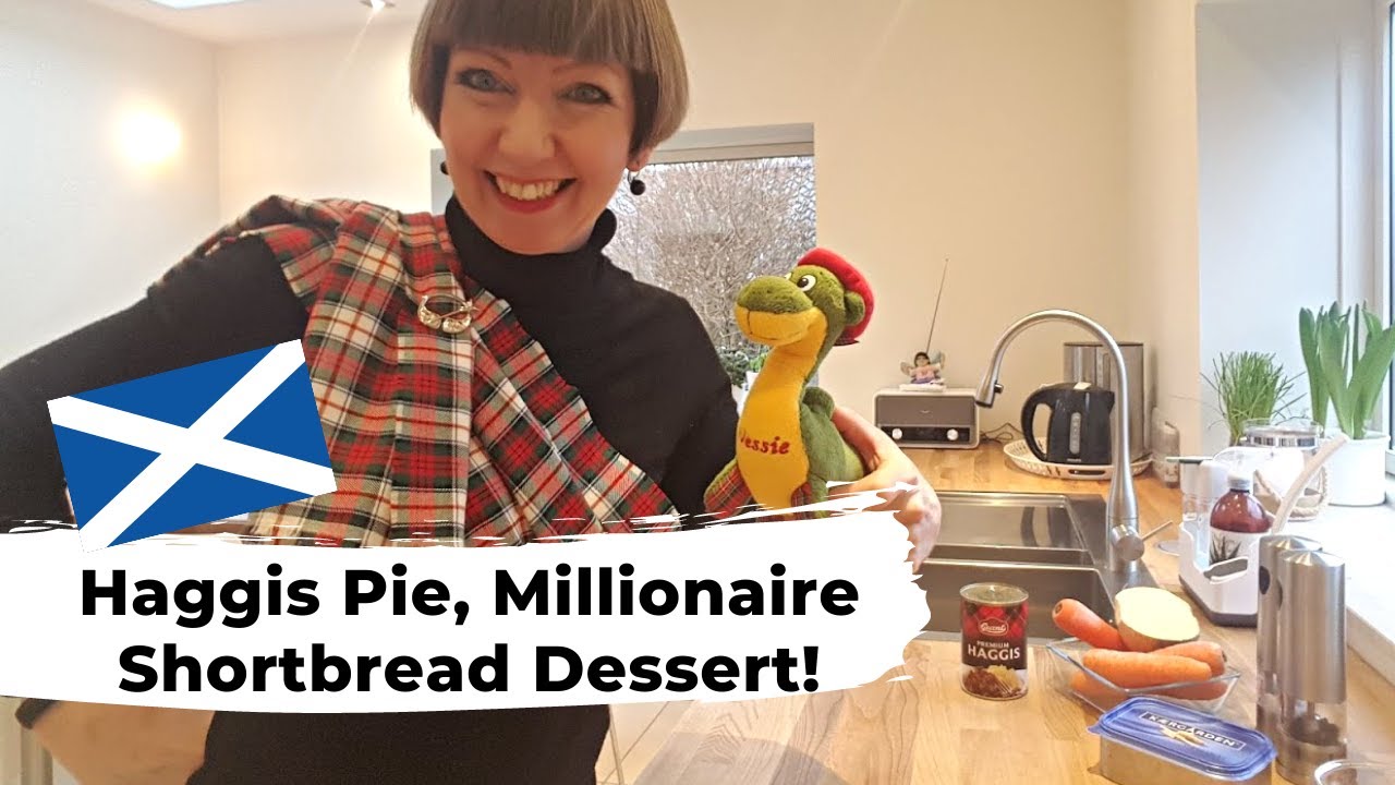 Scottish Haggis Pie, Millionaire Shortbread - Traditional Burn's Supper recipes!