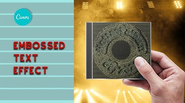 Canva tips & Tricks / How we can did Embossed text Effect