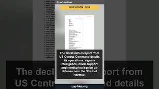 USCENTCOM Mission Data Report (MDR) 26-0019