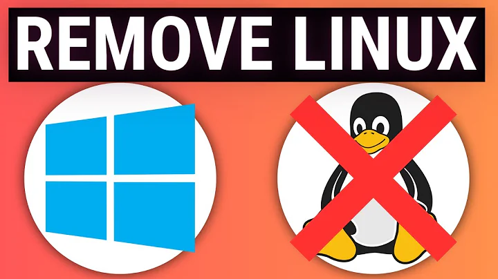 How to Remove Linux from Dual Boot in Windows 10 and Uninstall/Delete UEFI Boot Entry! (Ubuntu 2021)