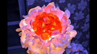 Мк Сказочный цветок - ночник из изолона 1мм.