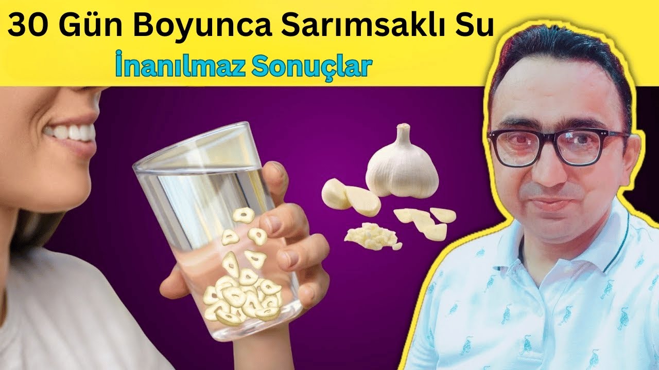 Peki ya bir ay boyunca her gün sarımsaklı su içmeye başlarsanız ne olur