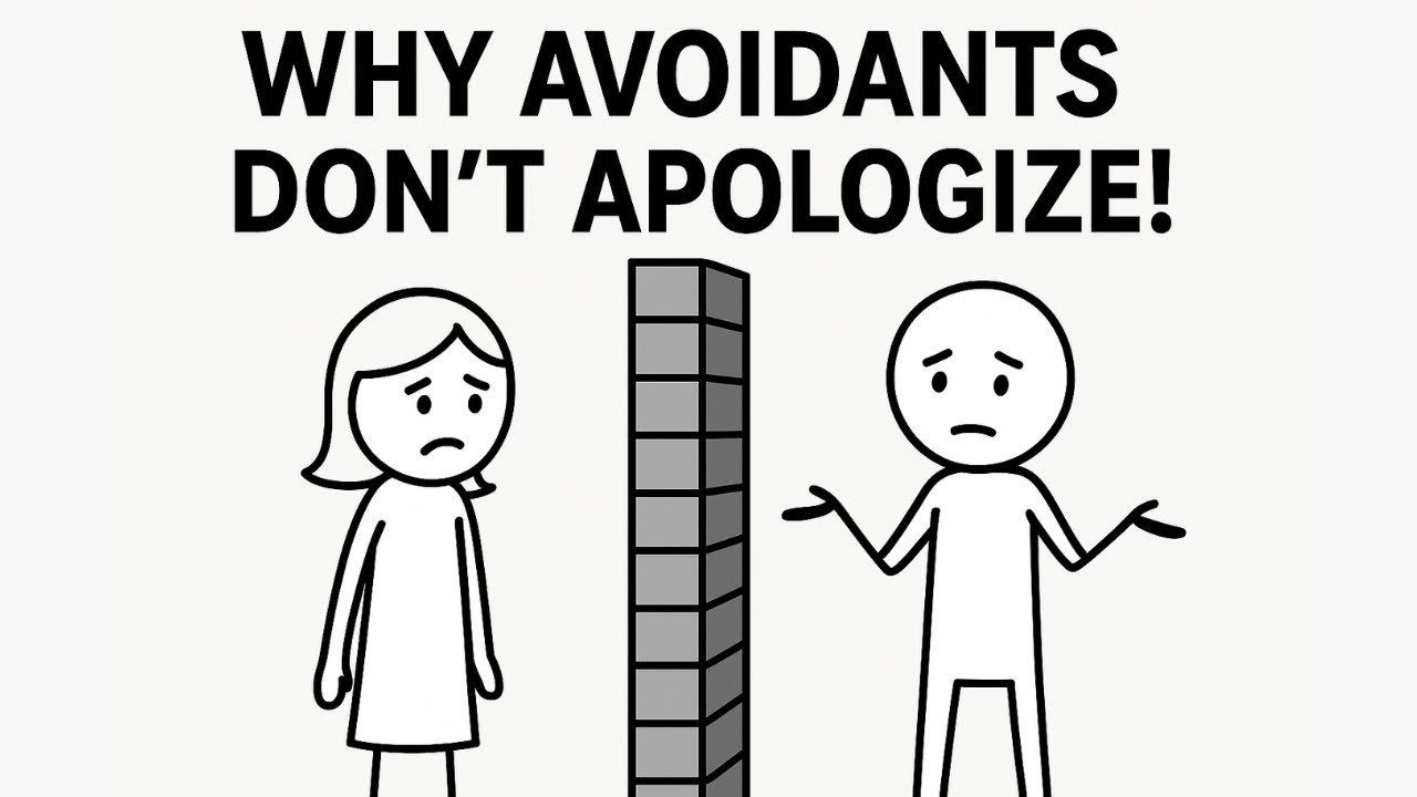 Why Avoidants Struggle to Apologize | The Hidden Psychology Behind Silent Walls