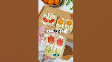 Fruit Sando Viral! Sandwich Buah yg Cantik dan Enak #shorts #dessertviral