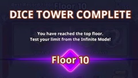 Completing Dice Tower with Nuke (Random Dice)