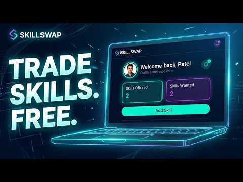 Full Stack MERN Project Demo: SkillSwap App (React, Node.js)